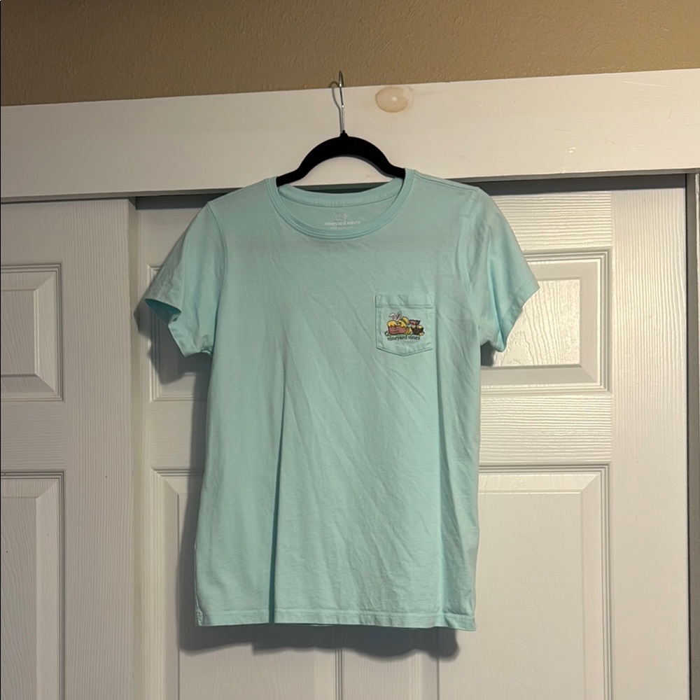 Vineyard Vines Light Blue Easter Short Sleeve Tee